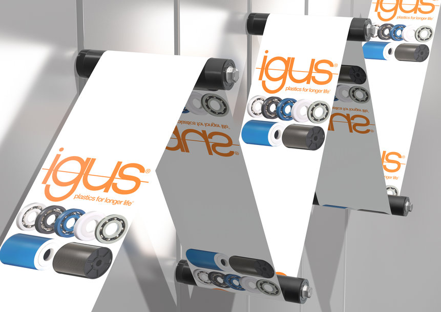 Schnell und schmierfrei: Neue xiros Folienumlenkrolle für die Etikettiertechnik